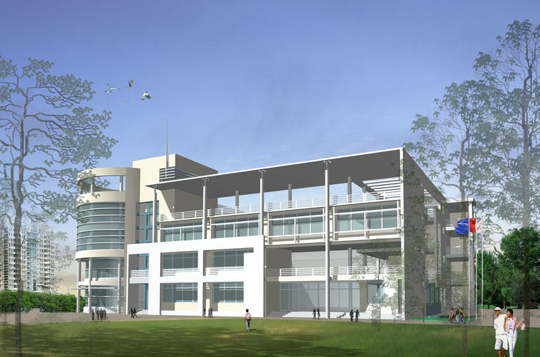 广东建筑蓝图设计资料下载-[广东]某花园小学建筑方案设计文本