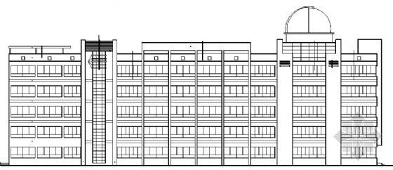 3层办公建筑设计图资料下载-某五层学校建筑设计图