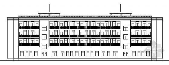 18层商务酒店建筑施工图资料下载-某四层商务宾馆建筑施工图