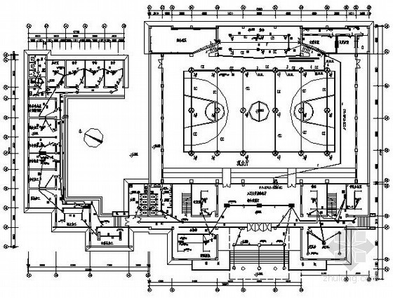 剧院大楼电气施工图纸资料下载-三层剧院大楼电气施工图纸