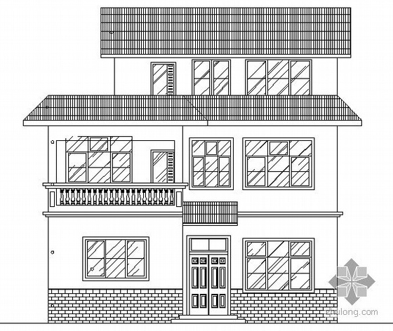 现代别墅建筑结构施工图资料下载-某现代三层别墅建筑结构施工图