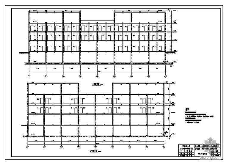 邯郸文化中心建筑设计资料下载-[学士]邯郸市某信息中心办公楼毕业设计(含计算书、建筑结构设计图) 