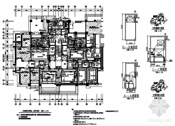 别墅VRV设计图资料下载-某售楼处VRV空调设计图