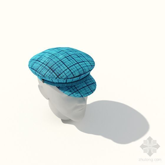 抗战时期帽子3d模型资料下载-帽子4