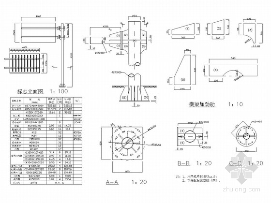 湖南交通工程施工监理表格资料下载-[湖南]城市支路交通工程施工图设计22张