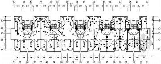 六层设计施工图纸资料下载-六层公寓住宅电气施工图纸