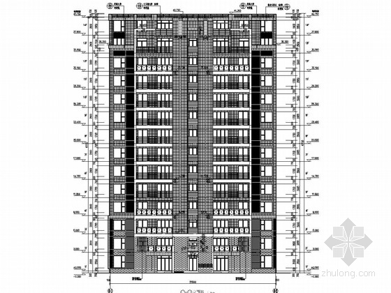某住宅楼建筑结构施工图纸资料下载-390张8种户型住宅楼建筑结构全套施工图（知名地产）