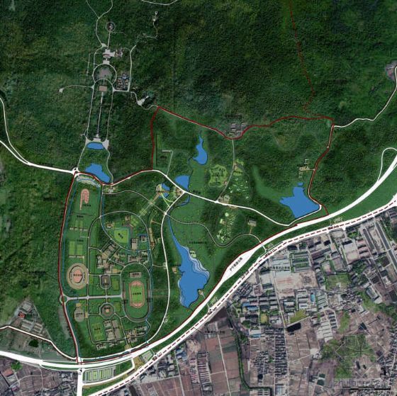 风景区规划入口资料下载-江苏南京风景区体育运动公园景观规划方案