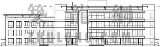 多层总部办公楼建筑资料下载-某多层办公楼建筑施工图