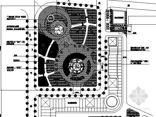 酒文化的景观规划设计资料下载-[金华]某文化广场总体景观规划设计方案
