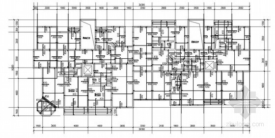 12层剪力墙结构施工图资料下载-[河北]剪力墙结构住宅结构施工图（12层 筏板基础）
