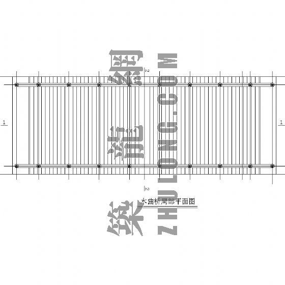 园林桥配筋图资料下载-木曲桥构架详图