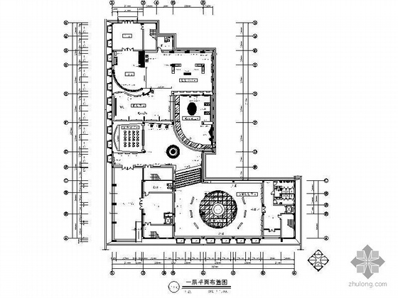 天津市城市规划展览馆资料下载-某城市规划展览馆室内装饰施工图