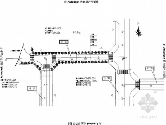 村街道设计资料下载-城中村基础设施道路绿化工程设计套图（19张）