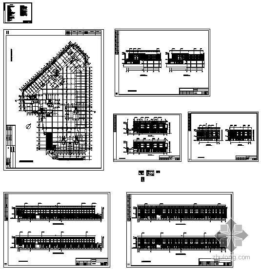 石材幕墙全套施工图资料下载-浙江某广场石材幕墙施工图