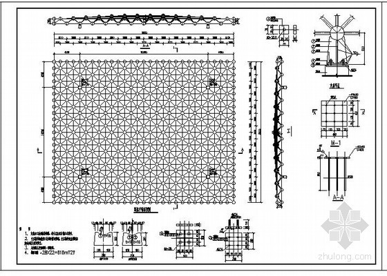 外国加油站方案设计图资料下载-某钢网架加油站结构设计图