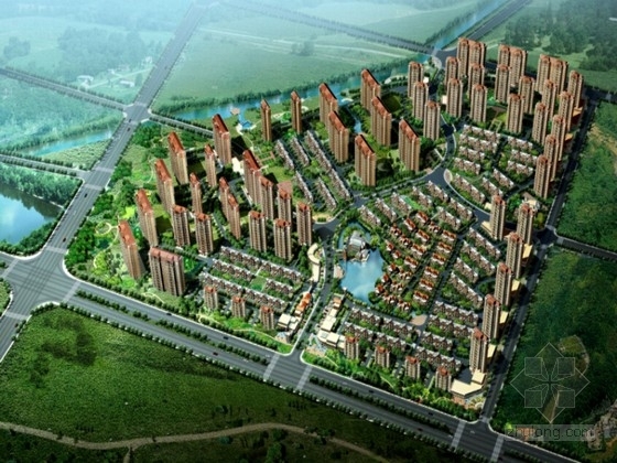 滨水公园3d模型资料下载-[辽宁]都市休闲主义滨水小区景观规划设计方案