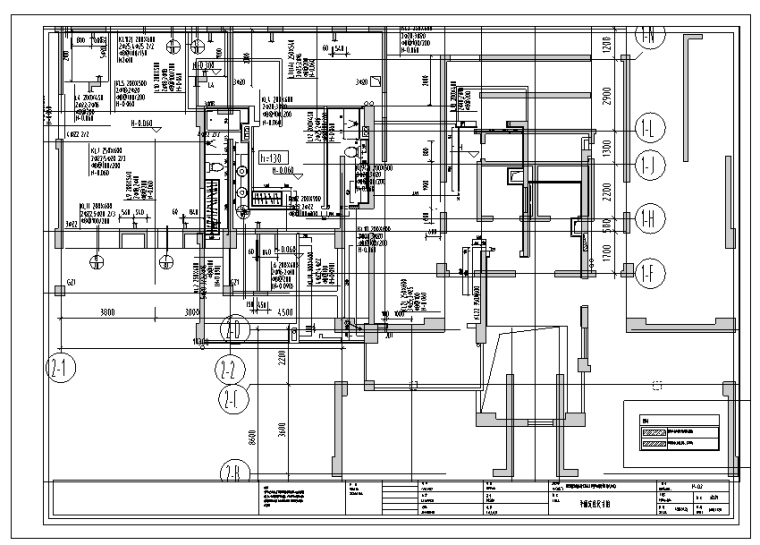 深圳航天晴山月A1户型室内设计施工图-平面定位尺寸图