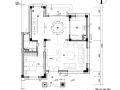 [广东]知名地产现代中式别墅样板房设计施工图（含软装方案+物料表