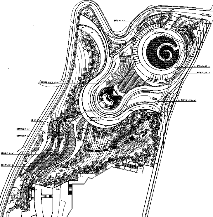 石楼梯施工图资料下载-[重庆]“海绵城市”生态公园景观设计全套施工图（2017最新）