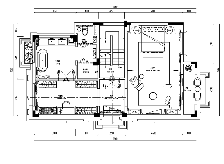 室内设计范图资料下载-大艺术家·繁秋|佛山绿岛湖项目示范区别墅样设计施工图（附效果图）
