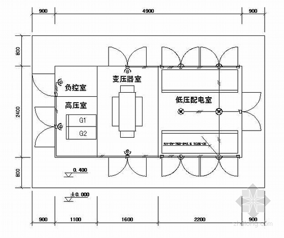 苏州某公用设施管理处500KVA路灯箱变电气施工图- 