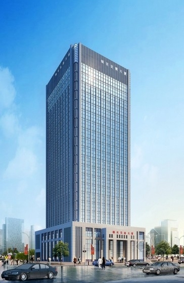 企业办公楼方案文本资料下载-[山东]21层企业办公楼建筑方案文本