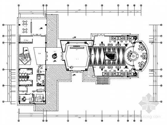 福州冠亚广场工程资料下载-[福州]广场现代售楼部装修图（含效果）