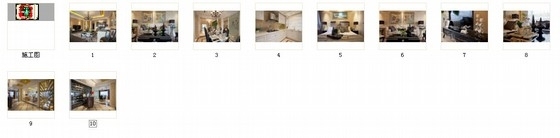[山东]欧式温馨三居室家装施工图（含实景照片）-欧式温馨三居室家装施工图（含实景照片）缩略图 