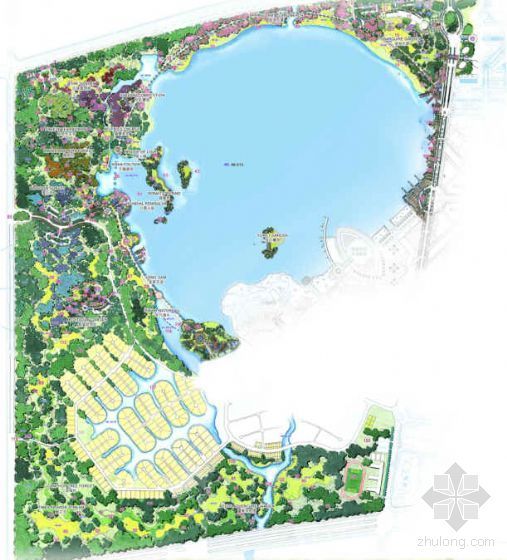贵州滨水景观资料下载-[贵州]公园景观总体规划方案
