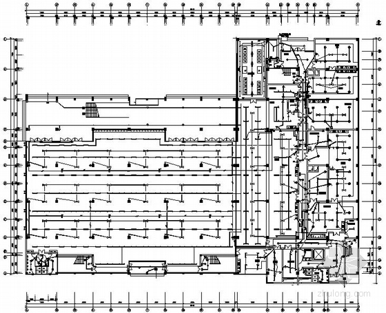 5层大学食堂设计资料下载-某大学食堂电气图