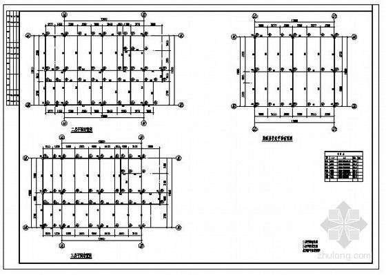 乡村三层小楼结构设计图资料下载-某三层钢框架结构设计图