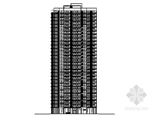 高层住宅大堂效果图资料下载-[南充市]某城市核心区高层住宅小区7号楼建筑施工图(含节能设计)