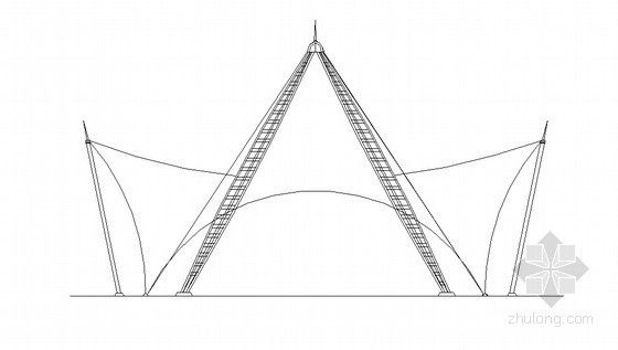 拱结构张拉膜结构资料下载-张拉膜结构设计施工详图