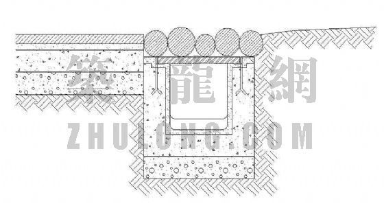 路边单行道资料下载-道路边沟大样