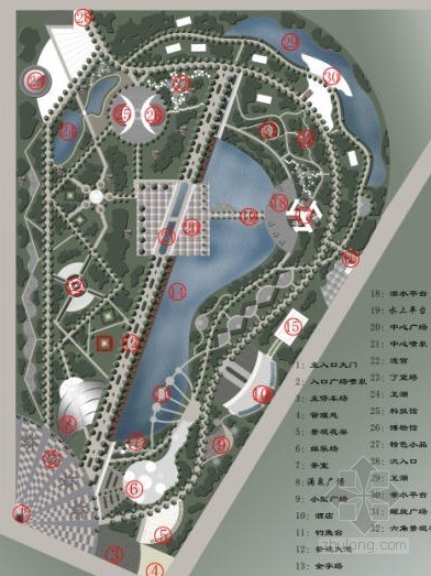 廉政主题公园景观资料下载-[云南]主题公园景观设计方案