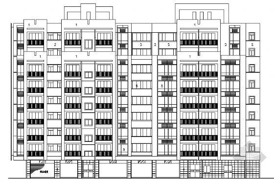 底商住宅设计方案资料下载-九层底商住宅楼建筑设计方案