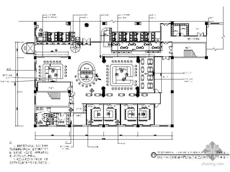 法式风格餐厅装修效果图资料下载-法式风格铁板烧餐厅装修图(含效果)