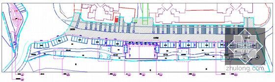 [重庆]公园景观绿化带升级改造及道路铺装工程量清单（全套图纸 软件文件）-一曲平面图