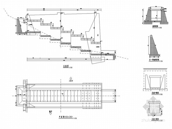 1m净跨径盖板涵设计图资料下载-多跨径钢筋混凝土盖板涵设计图（41张）