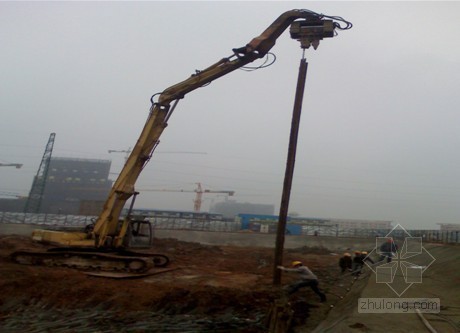 钢板桩基坑开挖技术交底资料下载-[广东]电梯井基坑钢板桩支护开挖施工方案