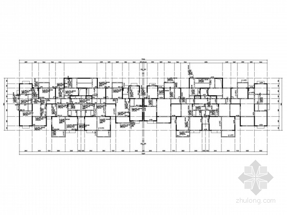 26层剪力墙住宅结构施工图(两栋含PKPM计算文件)-梁配筋图 