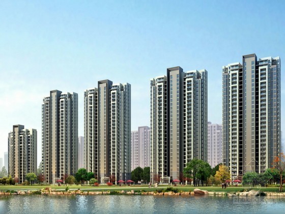 天津高层住宅区景观设计资料下载-高层住宅区