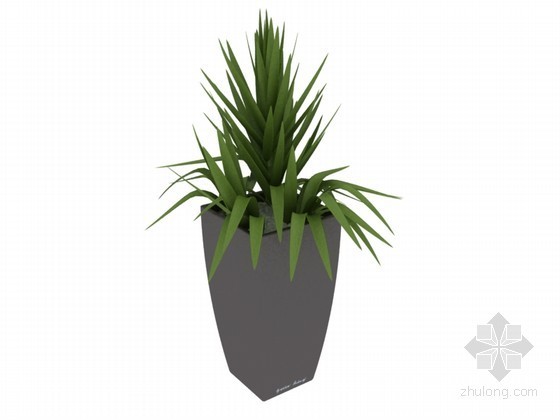 盆景3d模型下载资料下载-时尚盆景3D模型下载