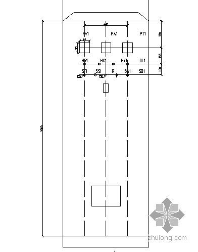 罗茨风机变频控制柜接线图-2