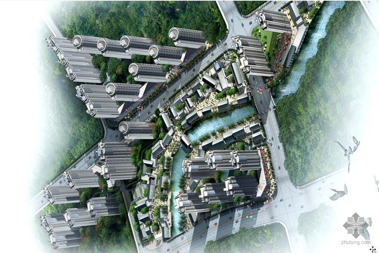 镇江建筑设计资料下载-[南京]镇江市古运河某桥段景观规划1