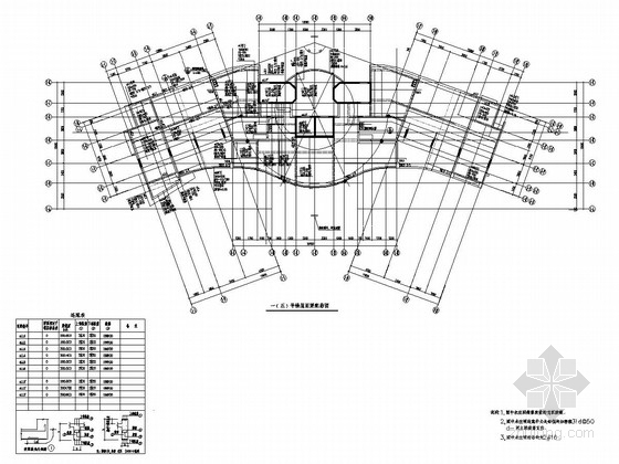 广东筒形结构切割资料下载-[广东]地上34层框架核心筒结构住宅楼结构施工图