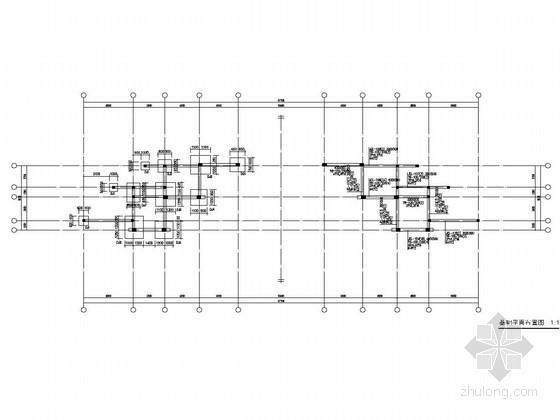 中学独立大门施工图资料下载-框架结构中学校门结构施工图