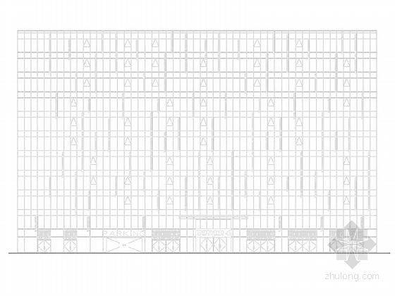 中高层商业建筑施工图资料下载-[上海]高层玻璃幕墙框架结构办公商业综合体建筑施工图（600多张图