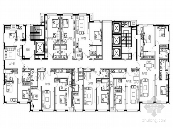 公寓样板间方案册资料下载-[天津]现代简约公寓样板间设计方案（含效果图）